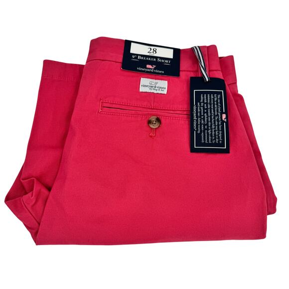 Vineyard Vines Other - Vineyard Vines Shorts‎ Mens 28 (29x9 ACTUAL) Breaker 9" Coastal Pink NEW